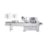 Machine d'emballage automatique de rouleaux simples Goodpaper Machinery, état neuf, avec moteur PLC et roulement central pour l'emballage de rouleaux de papier