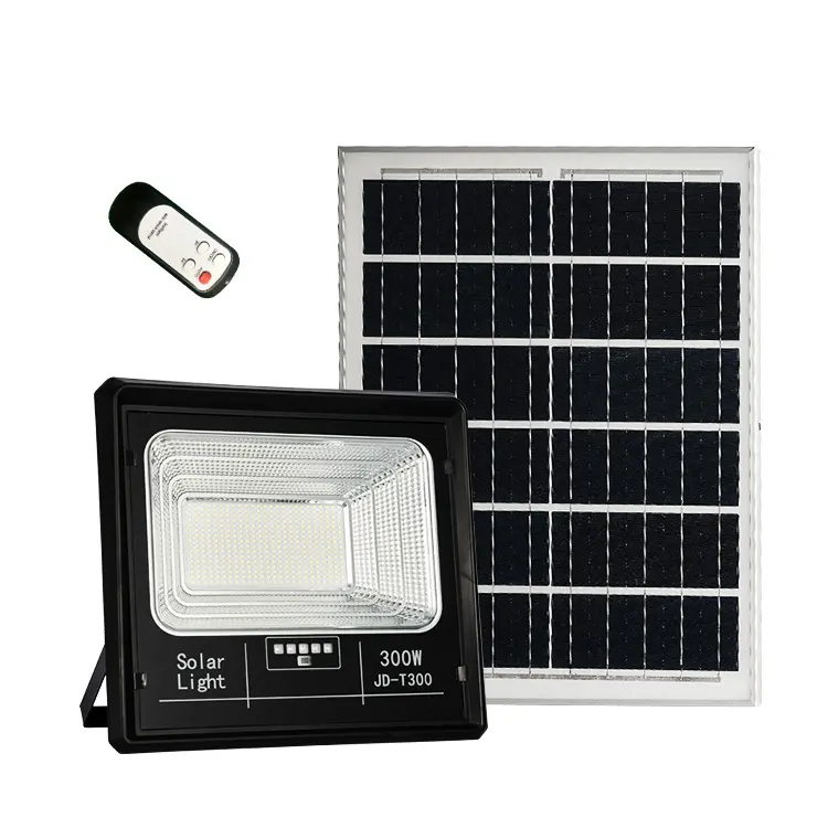 Waterproof IP67 Aluminum ABS 200w SMD solar flood light outdoor led flood light with power display