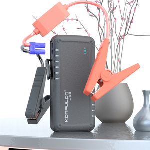 KONFULON 2026 Démarreur de voiture Power Bank 9600mAh avec Micro USB Lampe de poche <span class=keywords><strong>pour</strong></span> la <span class=keywords><strong>recharge</strong></span> de <span class=keywords><strong>téléphone</strong></span> <span class=keywords><strong>pour</strong></span> démarrage d'urgence en voyage - Product Image 1