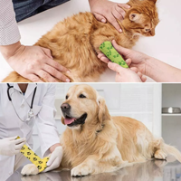 2.5cm x 4.5cm Bandage auto-adhésif de sport pour animaux de compagnie, bandes pour articulations des doigts, Kit de premiers soins médicaux, Bandage élastique pour animaux de compagnie