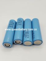 Batterie 18650 QB18650 32E SDI 3200mAh 3.6V 3.7V 10A certifiée KC/CE, 500 cycles, Queenbattery, pour lampes de poche, appareils UPS, EV, banques d'alimentation 6