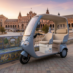 รถสามล้อไฟฟ้า HLD สำหรับการเดินทางระยะสั้น ห้องโดยสารสองสี เหมาะสำหรับการช็อปปิ้งและการพักผ่อน สำหรับผู้ใหญ่ - Product Image 6