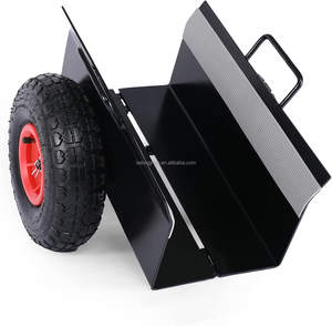 Amarillo 440 Lb. Capacidad Heavy Duty Panel <span class=keywords><strong>Dolly</strong></span> All Terrain <span class=keywords><strong>Dolly</strong></span> con mango, neumáticos Ruedas para chapa de yeso - Product Image 3