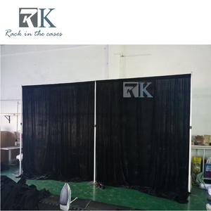 <b>Backdrop</b> Pipe and Drape Aluminum <b>Standing</b> Curtain System <b>Backdrop</b> Pipe Kit for <b>Wedding</b> Event - Product Image 2