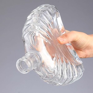 ขวดแก้วใสสำหรับน้ำผลไม้ขนาด 500 มล. พร้อมจุกไม้ก๊อกแบบขวดไวน์ - Product Image 5