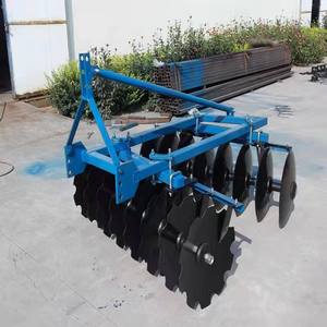 Herse à disques traînée à usage moyen à 17 disques pour tracteur, rizières et rizières, ameublissement du sol et nivellement du sol - Product Image 6