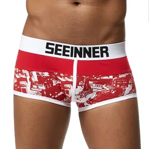 Mens Briefs Sexy Boxer Briefs Mens Shorts Man Gay Boys Custom Sexy Boxershorts Men Sex Underwear