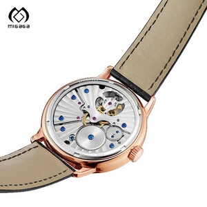 <span class=keywords><strong>Orologio</strong></span> <span class=keywords><strong>Automatico</strong></span> Migaga Personalizzato da 38mm per Uomo, Movimento Meccanico Tourbillon Scheletrato <span class=keywords><strong>in</strong></span> <span class=keywords><strong>Oro</strong></span> - Product Image 2