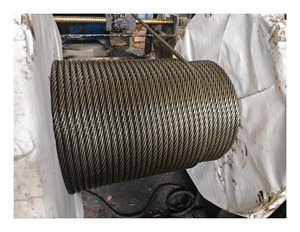 Câble en acier galvanisé haute intensité 6x37 pour grue, palan, élévateur - Product Image 4