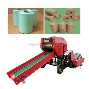 environmentally friendly straw bundling mini round grass compression baler machine