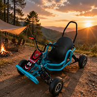 Vente directe – Buggy de plage électrique tout-terrain haute performance pour adulte, 90 cm³, 2 temps, robuste, avec pédales, type kart de drift