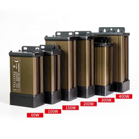 Alimentation extérieure étanche 12 volts, AC 100-240V vers DC 12V 400W pour transformateurs d'éclairage 60W-400W, alimentation à sortie unique SMPS