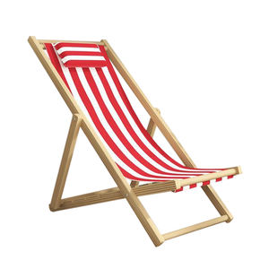 Chaise pliante de camping d'extérieur réglable en <span class=keywords><strong>bambou</strong></span> et bois de hêtre multicolore rouge bleu vert rose pour pique-nique en plein air - Product Image 1