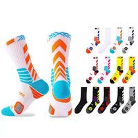 Chaussettes de sport OEM en gros pour enfants, jeunes et hommes, avec logo personnalisé, pour la course, le cyclisme, le basketball – Tricotées, respirantes, montantes