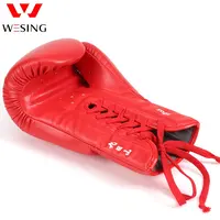 Боксерские перчатки WESING на завязках из искусственной кожи, Боксерские перчатки для тренировок