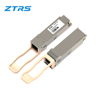 Modul Fiber ZTRS 40G QSFP+ Hemat Biaya 2km 1310nm DFB CWDM Single Mode untuk Tautan Spine Pusat Data Enterprise dan Cloud