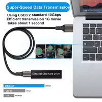 Cable USB-A a Tipo-C Xput USB 3.2 Gen 2 de 10 Gbps, 60 W, 3 A, Carga Rápida para 3 VR Link y Dispositivos Móviles