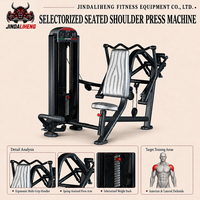 Machine de presse triceps assise professionnelle avec siège réglable pour l'entraînement de la force des bras supérieurs