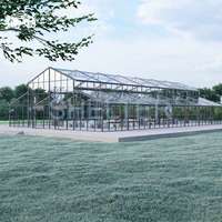 Carpa de Lujo Moderna con Techo de Cristal Transparente para Fiestas, Eventos, Orangerie, Bodas