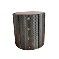 Disque de coupe de raffineur de 150mm de la machine de fabrication de papier kraft de broyage de pulpe de forme personnalisée