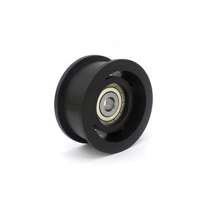 Manufacturer Supplies H-Type 6300ZZ Black Steel <b>Pulley</b> Bearing 12*70*34mm with POM Coating for Roller - Product Image 2