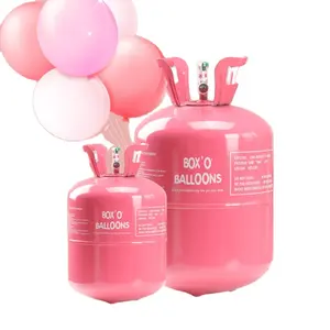 도매 헬륨 풍선 가스 일회용 헬륨 탱크 13.4l 50lb 파티 장식용 비 리필 실린더