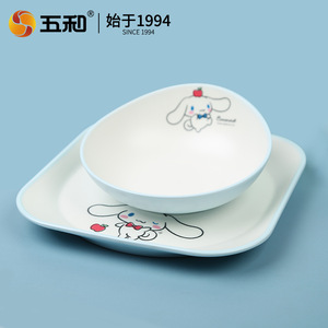 Cinnamoroll Dinnerware Set Plates Bowls Cups Spoon Cartoon Design Daily Use - Product Image 5
