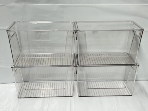 Contenedores Apilables Transparentes de Plástico con Tapa y Asa, Organizador de Cocina, Dispensador de Bolsas de Basura - Product Image 4