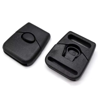 Boucle de dégagement central rapide classique noire à bouton unique, 1 pouce, en plastique, accessoire de sac, durable, vente en gros à prix réduit