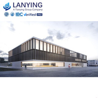 Nave Industrial Prefabricada, Estructura de Acero Prefabricada, Planta de Gran Envergadura, Edificio de Hangar Metálico de Múltiples Pisos