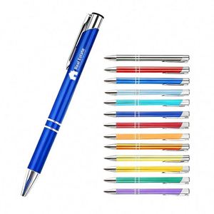 Stylo bille personnalisé avec logo pour promotion de marque d'entreprise immobilière, cadeau promotionnel sur mesure - Product Image 1