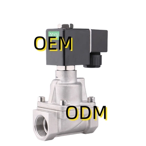 Alahot nhiệt độ cao hơi nước & nhiệt dầu solenoid van | trực tiếp-lift <span class=keywords><strong>Piston</strong></span> loại | AC220V thép không gỉ OEM ODM - Product Image 1