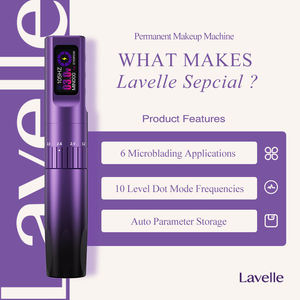 เครื่องสักคิ้วไร้สาย <span class=keywords><strong>INKin</strong></span> Lavelle Professional PMU ปรับความยาวการสั่งงานได้ 6 โหมดหน่วยความจำ น้ำหนักเบา ปากกาแต่งหน้าถาวรไร้สาย - Product Image 5