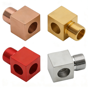 Adaptateur de fluide à angle droit en acier inoxydable, fabriqué en usine, usiné CNC pour les connexions de conduites hydrauliques/pneumatiques/chimiques - Product Image 6