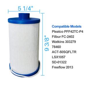 산업용 공장 공급 유니셀 C-4950 413-212 인텔 온수 욕조 스파 50 평방피트 피트 교체용 스파 & 수영장 필터 폴리에스터 50um - Product Image 5