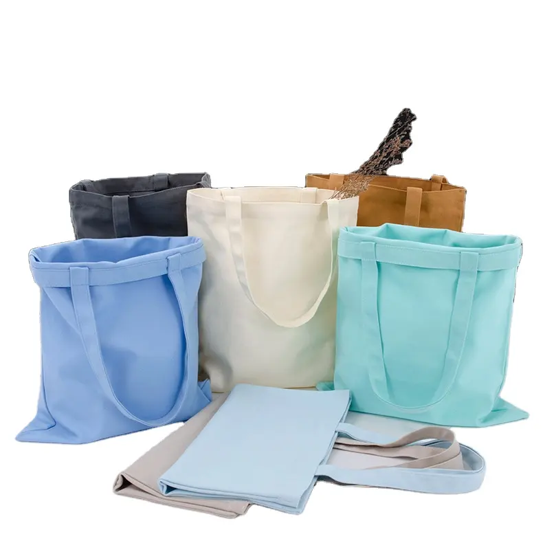 Farbe einkaufen Baumwolle Einkaufstasche Lager Frauen Leinwand Single Shoulder Handtasche leer DIY Hand malerei Leinwand Tasche