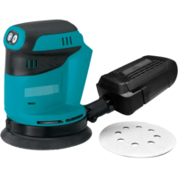 Ponceuse électrique au lithium-ion 18V pour le polissage et le meulage du bois et des meubles, avec alimentation murale