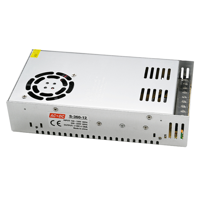 12V 24V 100W 200W 300W Industrial LED Regulated Driver Lighting Output Switching SMPS Power Adapter Switch Mode DC Power Supply