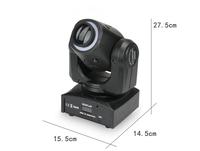 Lumière de scène à tête mobile LED 30W 60W RGB Effet gobo Spot avec contrôle DMX Activé par le son, Programmes automatiques DJ Soirée Club Événements