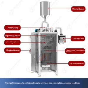 Machine d'emballage automatique à grande vitesse <span class=keywords><strong>pour</strong></span> liquides visqueux, sachets à soufflet verticaux multi-rangs, <span class=keywords><strong>pour</strong></span> aliments humides <span class=keywords><strong>pour</strong></span> animaux de compagnie et friandises <span class=keywords><strong>pour</strong></span> chats - Product Image 3