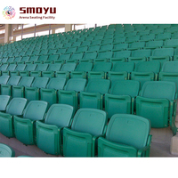 Banc de gymnase à bascule par gravité en polyéthylène haute densité (HDPE) avec protection UV, pour stades universitaires, service OEM personnalisé
