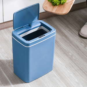 16L Automatic Touchless Smart Sensor Rubbish Waste Bin Infrared Motion Kitchen induction Trash Can Garbage Bins for Home Bedroom