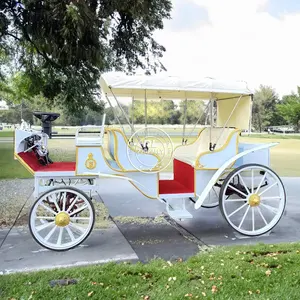 2024 Competition Steel Cart Horse Carriage European Royal Family Carriage Tourist Horse Carriage