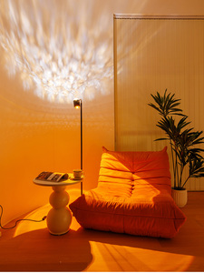 Lámpara de pie con ondulación de agua, Red de puesta de sol, luz nocturna roja, luz de doble ambiente, lámpara de pie para cafetería en vivo, luces inteligentes para el hogar - Product Image 6