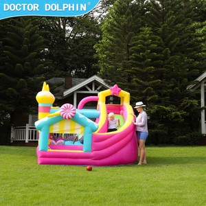 Vente flash Château gonflable personnalisé certifié EN71 avec toboggan d'escalade, installation facile, tissu Oxford 420D+840D 3 - Product Image 5