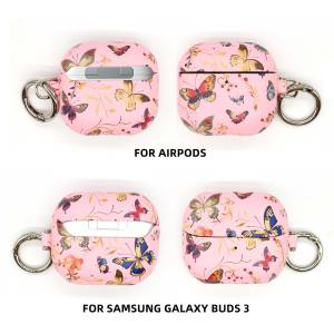 Étui personnalisé chic à la mode en PU avec impression UV pour écouteurs <span class=keywords><strong>AirPods</strong></span> Pro 2 4 génération pour Samsung Galaxy Buds étuis pour écouteurs - Product Image 5