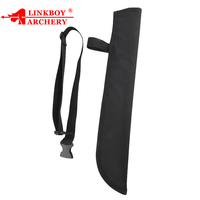Linkboy Archery - Flacon à flèches réglable pour enfants, en tissu Oxford noir