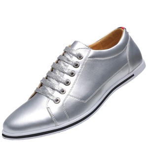 2023 Men's Classic Oxford Leather Casual Dress Shoes Breathable Gold Silver <b>Driving</b> Loafers Office Moccasin Gommino Anti-Slip - Product Image 1