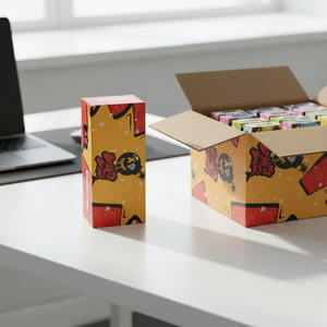 Boîte cadeau rigide magnétique holographique personnalisée avec fermeture magnétique, boîte de rangement pour cartouches, pour emballage multi-paquet - Product Image 5