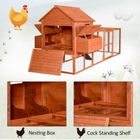 Cage en bois pour animaux domestiques, tennis de jardin en plein air, maison, poulet, poulailler, meilleure vente 2020